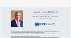 Desktop Screenshot of javierloromarchese.com